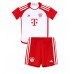 Bayern Munich Leon Goretzka #8 Replika babykläder Hemmaställ Barn 2023-24 Kortärmad (+ korta byxor)